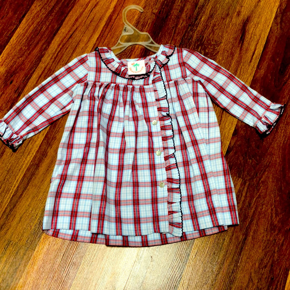18 month red and blue Shrimp & Grits Dress